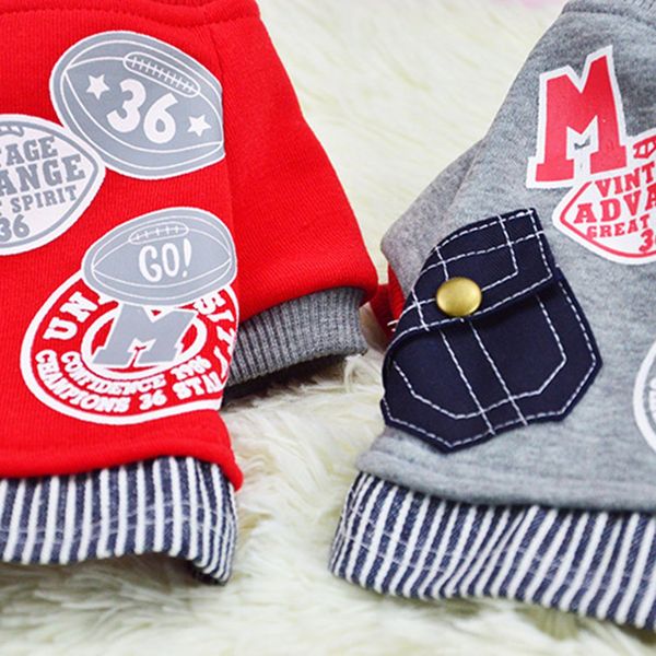 muti-size autumn and winter new dog pet clothes letter pocket sweater pet supplies thick warm to keep a generation
muti-size autumn and winter new dog pet clothes letter pocket sweater pet supplies thick warm to keep a generation