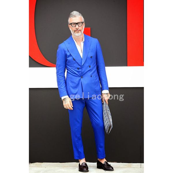 wide peaked lapel men suits for wedding tuxedos 2020 groom man blazer jacket pants 2 pieces smart casual business tuxedos, White;black
wide peaked lapel men suits for wedding tuxedos 2020 groom man blazer jacket pants 2 pieces smart casual business tuxedos, White;black