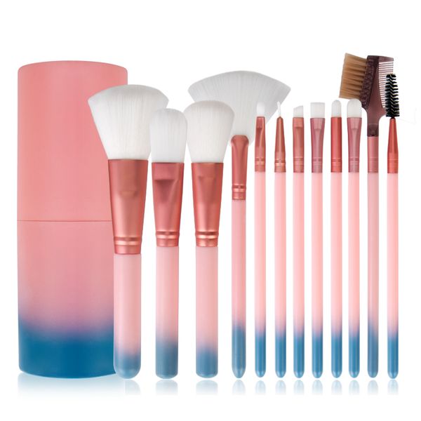 professional 12pcs makeup brushes set with cylinder powder foundation blusher fan make up brush lip eyeshadow eye brush eyebrow brush comb
professional 12pcs makeup brushes set with cylinder powder foundation blusher fan make up brush lip eyeshadow eye brush eyebrow brush comb