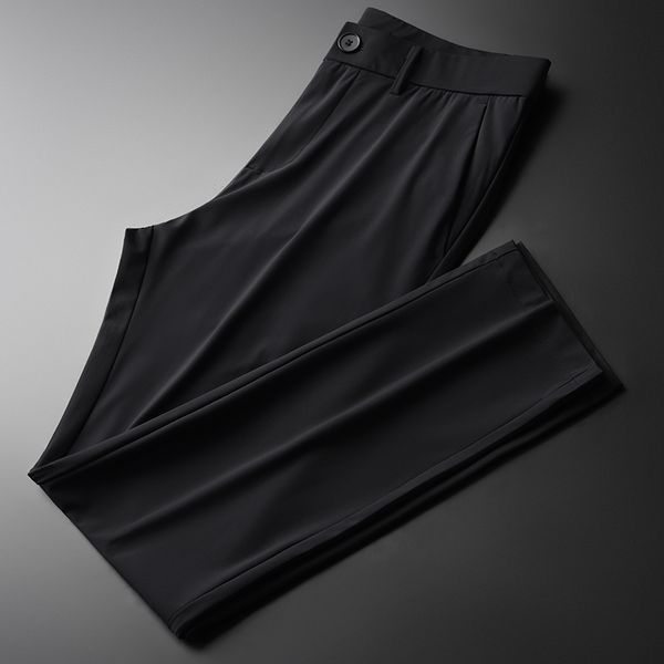 men's pants summer black mens luxury solid color business and casual trousers fashion slim fit thin simple male
men's pants summer black mens luxury solid color business and casual trousers fashion slim fit thin simple male