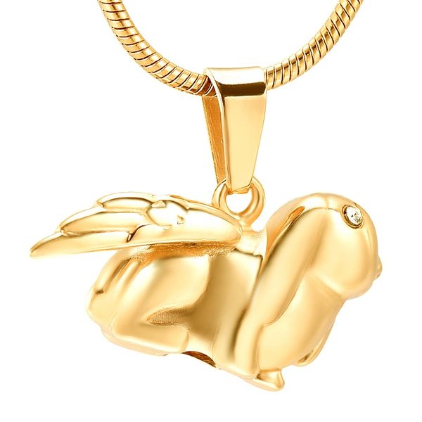 ijd10075 gold rabbit cremation jewelry pendant necklace for ashes pet wings keepsake memorial urns with chain jewelry for human, Silver
ijd10075 gold rabbit cremation jewelry pendant necklace for ashes pet wings keepsake memorial urns with chain jewelry for human, Silver
