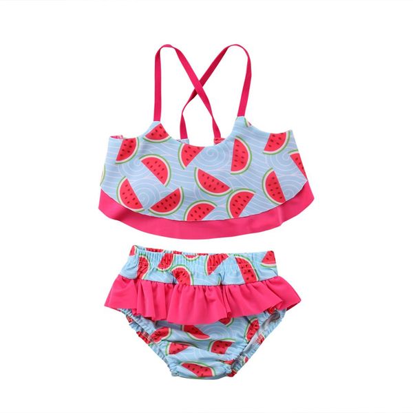 newborn kids baby girls watermelon bikini set swimwear swimsuit bathing suit two pieces ruffles panties beachwear size 2-6t, White
newborn kids baby girls watermelon bikini set swimwear swimsuit bathing suit two pieces ruffles panties beachwear size 2-6t, White