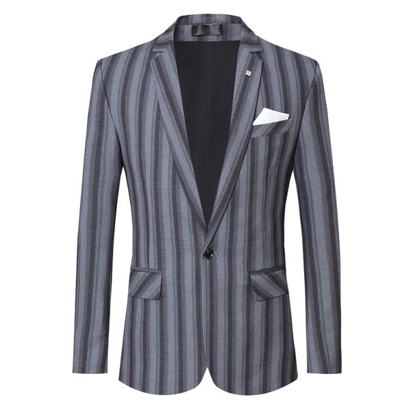 gray men's striped blazer jacket asian size s-5xl fashion business men suit jacket wedding party dress coat, White;black
gray men's striped blazer jacket asian size s-5xl fashion business men suit jacket wedding party dress coat, White;black