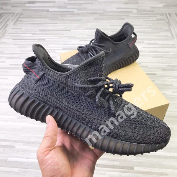 kanye west antlia synth lundmark black static reflective shoes gid glow clay true form hyperspace zebra running shoes with box