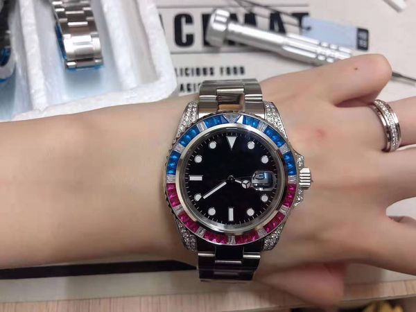 new u1 factory 116610 water ghost automatic movement 40mm black sapphire dial color diamond frame stainless steel band men watch, Slivery;brown
new u1 factory 116610 water ghost automatic movement 40mm black sapphire dial color diamond frame stainless steel band men watch, Slivery;brown