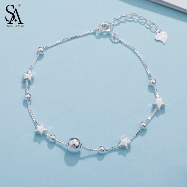 sa silverage 925 серебрянные подвески браслеты браслеты для женщин 925 silver star бал chain link браслеты pulseira feminina ly191217, Black
sa silverage 925 серебрянные подвески браслеты браслеты для женщин 925 silver star бал chain link браслеты pulseira feminina ly191217, Black
