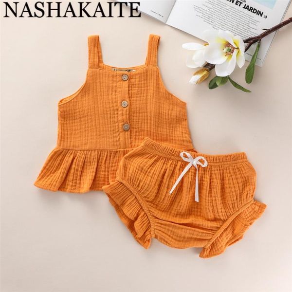 nashakaite 7 colors toddler baby girl clothes set solid button tank drawstring short baby outfits summer infant clothing, White
nashakaite 7 colors toddler baby girl clothes set solid button tank drawstring short baby outfits summer infant clothing, White