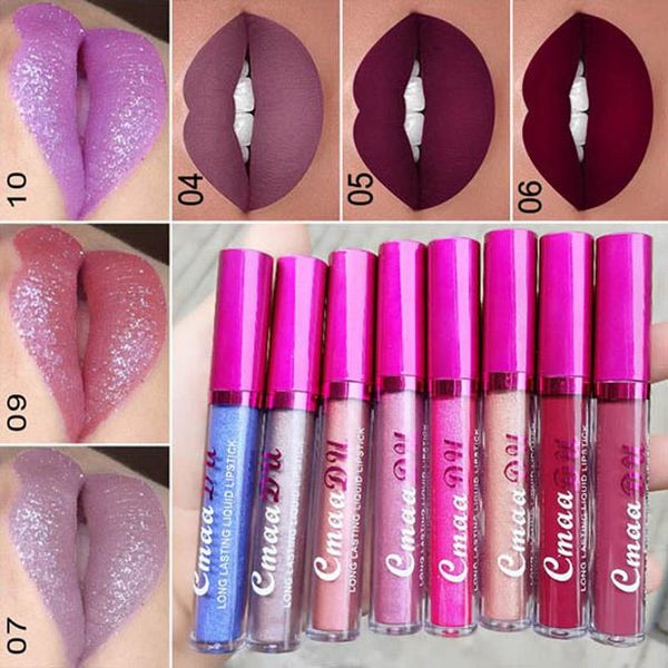 cmaadu long lasting 12 colors liquid lipstick makeup metallic shimmer matte lipstick lip gloss cosmetics make up lipgloss
cmaadu long lasting 12 colors liquid lipstick makeup metallic shimmer matte lipstick lip gloss cosmetics make up lipgloss