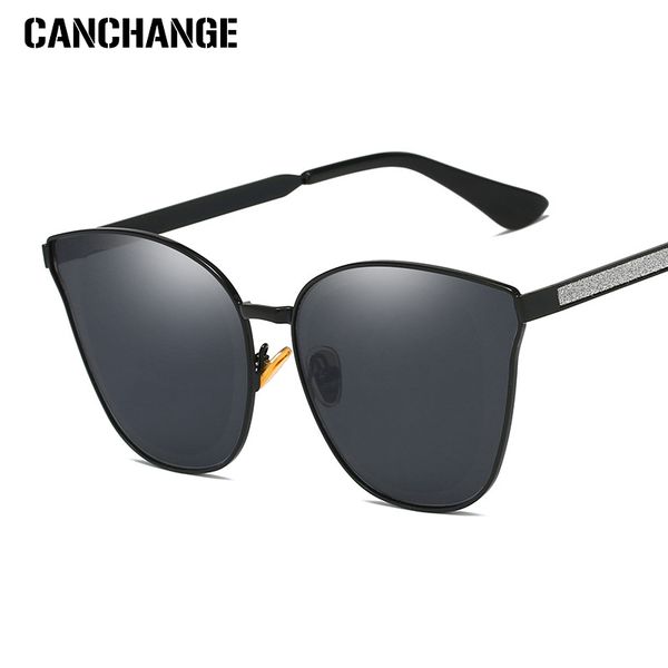 canchange cat eye vintage brand sunglasses for women metal frame sun glasses female oversized eyewear gafas de sol, White;black
canchange cat eye vintage brand sunglasses for women metal frame sun glasses female oversized eyewear gafas de sol, White;black