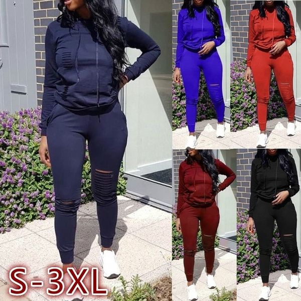 2019 women's fashion cutout sport sets casual sport suit hoodies and pants sportwear hollow out women solid color tracksuit, White
2019 women's fashion cutout sport sets casual sport suit hoodies and pants sportwear hollow out women solid color tracksuit, White