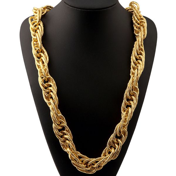 hip hop aluminum yellow filled thick mens big chunky necklace 22mm golden silver rope twisted chain 35.5inch jewelry gifts
hip hop aluminum yellow filled thick mens big chunky necklace 22mm golden silver rope twisted chain 35.5inch jewelry gifts