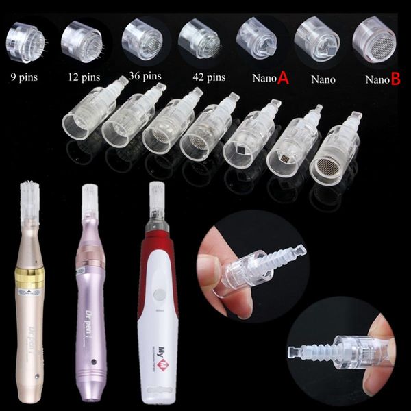 1/3/5/7/9/12/36/42 / Nano игольчатый картридж для ручки Derma Micro Needle Dr. Pen для M7 / N2 / N4
1/3/5/7/9/12/36/42 / Nano игольчатый картридж для ручки Derma Micro Needle Dr. Pen для M7 / N2 / N4