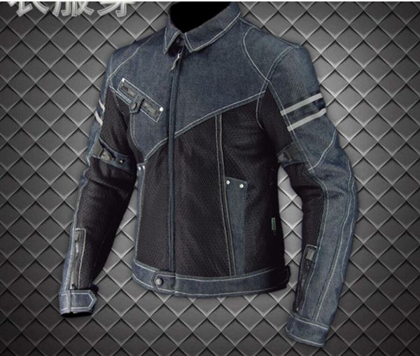 summer motorcycle jacket breathable motorcycle clothing denim mesh suit jacket riding denim anti-fall jk006
summer motorcycle jacket breathable motorcycle clothing denim mesh suit jacket riding denim anti-fall jk006