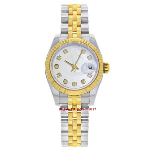 christmas gift 7style mothers ladies watches women's watch white mother of pearl diamond dial stainless steel 18k yellow gold 179173 26, Slivery;brown
christmas gift 7style mothers ladies watches women's watch white mother of pearl diamond dial stainless steel 18k yellow gold 179173 26, Slivery;brown