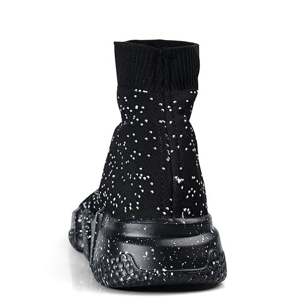 high casual shoes men fly weaving slip on trainers shoes man sneakers footwear chaussure homme sneakers, Black
high casual shoes men fly weaving slip on trainers shoes man sneakers footwear chaussure homme sneakers, Black