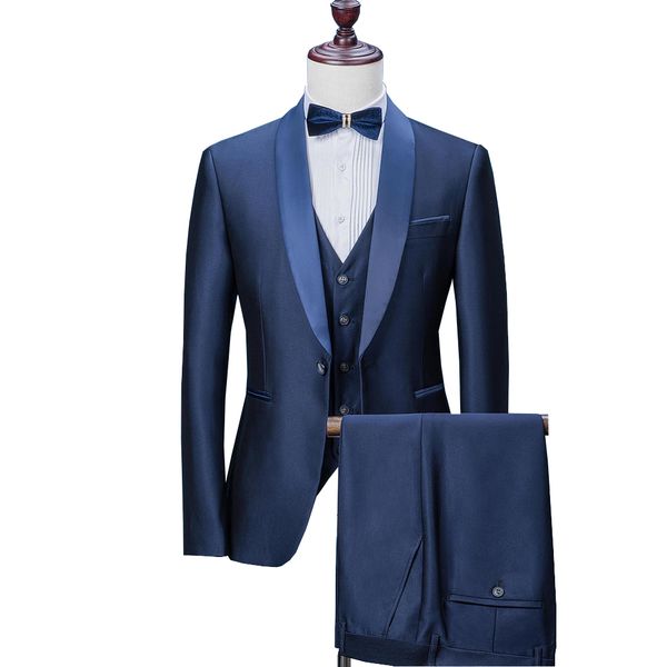 mens suits wedding suits for men shawl collar 3 pieces slim fit blue suit mens tuxedo jacket for wedding(blazer+pants+vest, White;black
mens suits wedding suits for men shawl collar 3 pieces slim fit blue suit mens tuxedo jacket for wedding(blazer+pants+vest, White;black