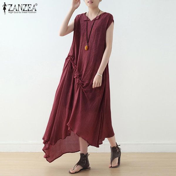 casual dresses kaftan summer maxi dress women's asymmetrical sundress zanzea 2021 solid sleeveless tank vestidos female robe 5xl, Black;gray
casual dresses kaftan summer maxi dress women's asymmetrical sundress zanzea 2021 solid sleeveless tank vestidos female robe 5xl, Black;gray