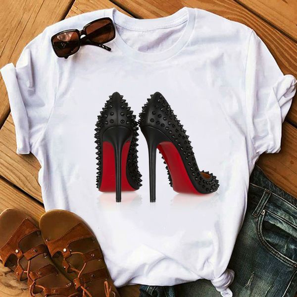 watercolor high heels shoes print vogue t shirt femme funny t shirt women 90s hip hop punk hipster streetwear, White
watercolor high heels shoes print vogue t shirt femme funny t shirt women 90s hip hop punk hipster streetwear, White