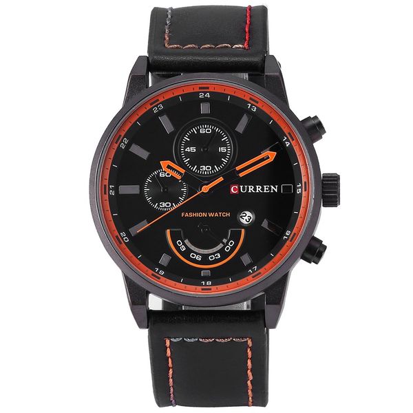 unique men women metal case wrist watch calendar leather strap round dial casual quartz watches gift, Slivery;brown
unique men women metal case wrist watch calendar leather strap round dial casual quartz watches gift, Slivery;brown