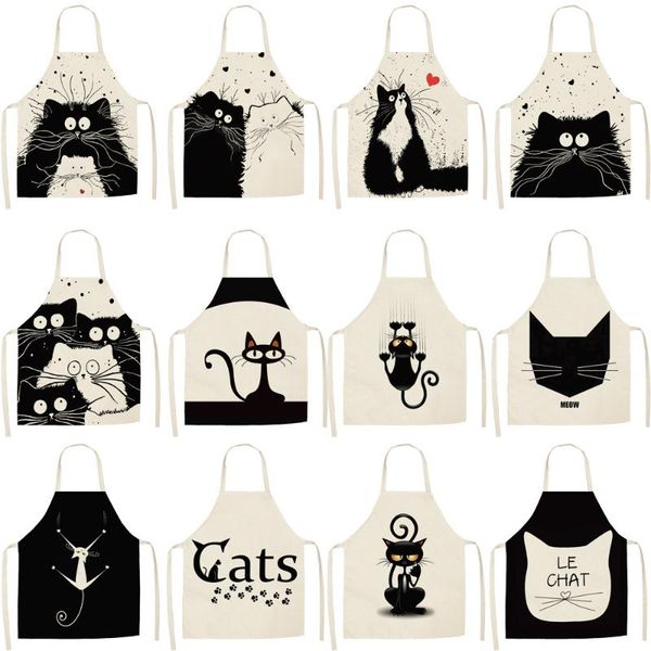 cartoon cute cat apron household kitchen cooking antifouling washable sleeveless apron linen kit adulte family diy accessories
cartoon cute cat apron household kitchen cooking antifouling washable sleeveless apron linen kit adulte family diy accessories