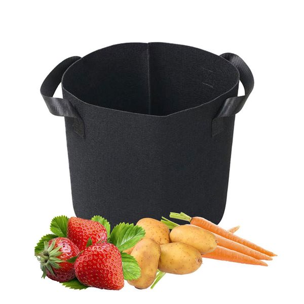 1 Gallon Grow Bags Fabric Aeration Pots Container with Strap Handles for Nursery Garden and Planting Grow (Black)
1 Gallon Grow Bags Fabric Aeration Pots Container with Strap Handles for Nursery Garden and Planting Grow (Black)