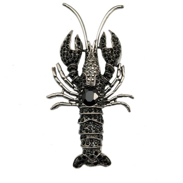 реалистичная черный кристалл rhinestone lobster брошь pin животных shaped ювелирных изделий костюма вспомогательное оборудование, Gray
реалистичная черный кристалл rhinestone lobster брошь pin животных shaped ювелирных изделий костюма вспомогательное оборудование, Gray