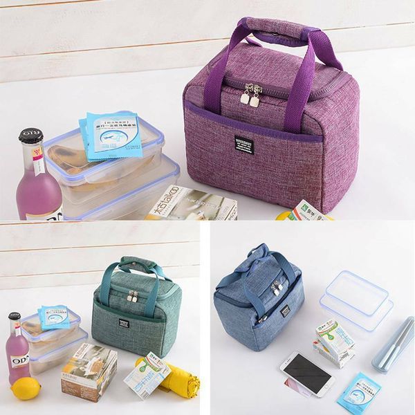 thick handle insulated lunch bag cool bag picnic lunch boxes canvas food storage five colors
thick handle insulated lunch bag cool bag picnic lunch boxes canvas food storage five colors