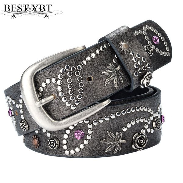 ybt women belt imitation leather alloy pin buckle belt rivet inlaid vintage casual fashion personality selling new, Black;brown
ybt women belt imitation leather alloy pin buckle belt rivet inlaid vintage casual fashion personality selling new, Black;brown