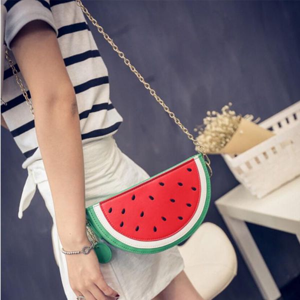 summer new female bag pu leather women bag cute fruit packet chain shoulder messenger orange watermelon strawberry bag#30
summer new female bag pu leather women bag cute fruit packet chain shoulder messenger orange watermelon strawberry bag#30