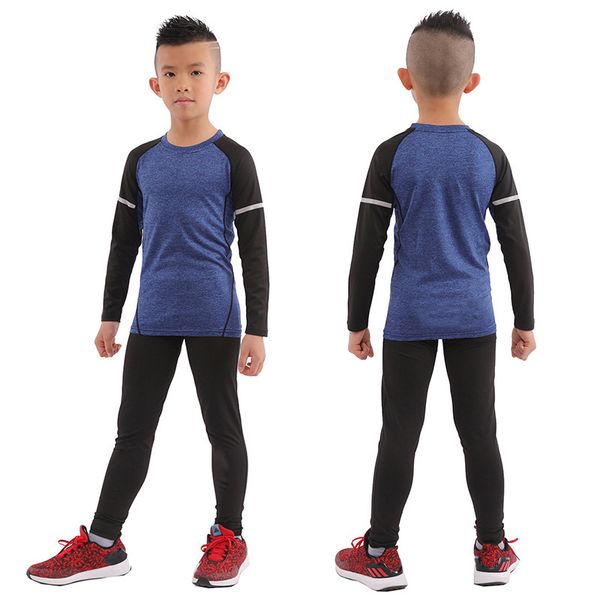 children's sports tights elastic quick drying fitness suit basketball football running base long sleeve training suit boys, Black;blue
children's sports tights elastic quick drying fitness suit basketball football running base long sleeve training suit boys, Black;blue