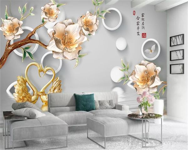3d mural wallpaper delicate flowers beautiful swan lake home decor living room bedroom wallcovering hd wallpaper
3d mural wallpaper delicate flowers beautiful swan lake home decor living room bedroom wallcovering hd wallpaper