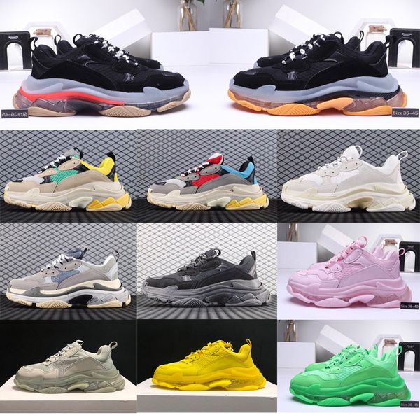 crystal bottom designer triple s platform sneakers for men women chaussures paris 17fw triple black yellow red casual shoes
crystal bottom designer triple s platform sneakers for men women chaussures paris 17fw triple black yellow red casual shoes