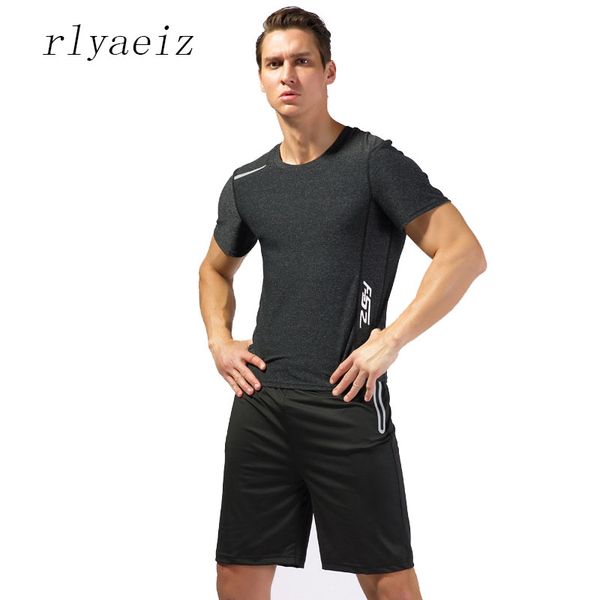 rlyaeiz brand new fast drying set men tracksuit 2018 summer casual tshirts + shorts two piece fitness male sporting suit xxxl, Gray
rlyaeiz brand new fast drying set men tracksuit 2018 summer casual tshirts + shorts two piece fitness male sporting suit xxxl, Gray