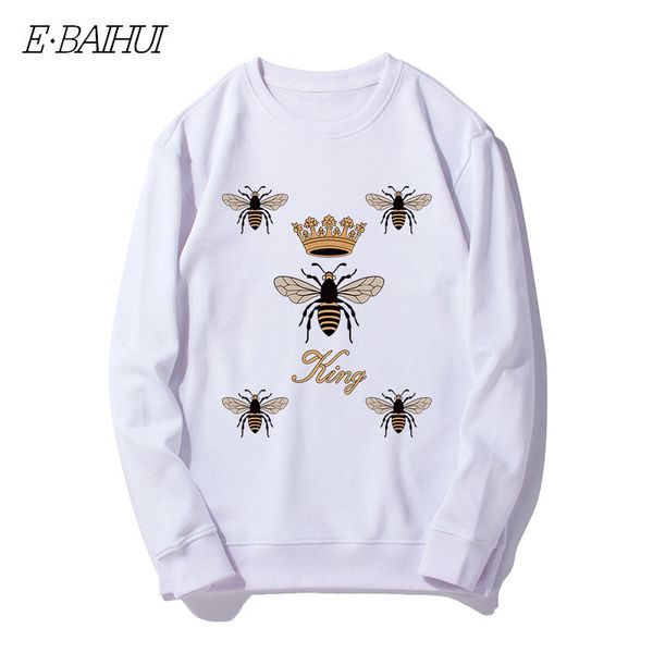 e-baihui men sweatshirt long sleeve bee print loose pullover sweaters cotton crew neck men youth sweatshirt wd-113, Black
e-baihui men sweatshirt long sleeve bee print loose pullover sweaters cotton crew neck men youth sweatshirt wd-113, Black