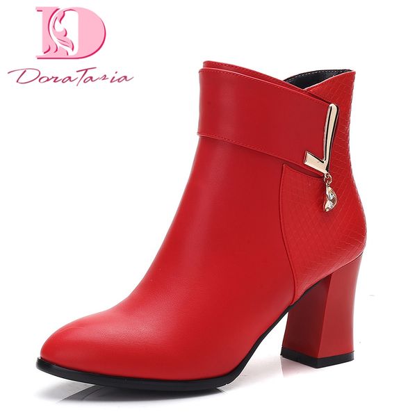 doratasia brand 2019 large size 43 elegant office lady ankle boots women shoes woman square high heel autumn winter shoes boots, Black
doratasia brand 2019 large size 43 elegant office lady ankle boots women shoes woman square high heel autumn winter shoes boots, Black