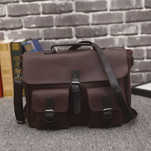 designer-ataxzome new men's business briefcase quality pu leather bag fashion design 14-inch men's bag for brown gift yz6398
designer-ataxzome new men's business briefcase quality pu leather bag fashion design 14-inch men's bag for brown gift yz6398