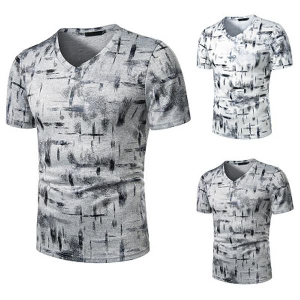 gradient v-neck men tshirt designer summer short sleeve new fashion slim thin skinny t-shirt male sports bottoming tee clothing, White;black
gradient v-neck men tshirt designer summer short sleeve new fashion slim thin skinny t-shirt male sports bottoming tee clothing, White;black
