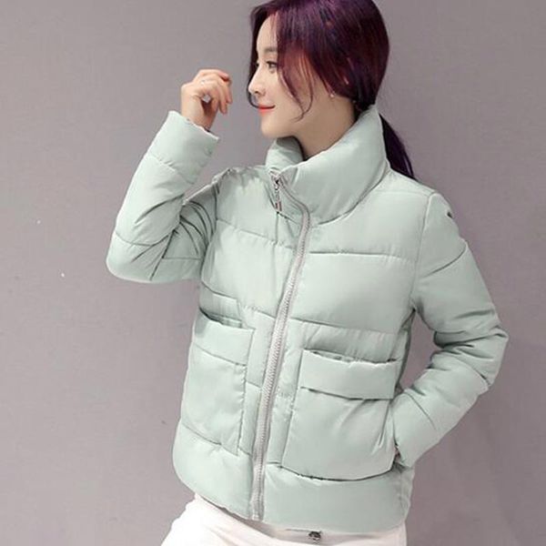 women's down & parkas cotton padded zipper jacket women 2021 autumn winter short long sleeve coat female pink white qh0292, Black
women's down & parkas cotton padded zipper jacket women 2021 autumn winter short long sleeve coat female pink white qh0292, Black