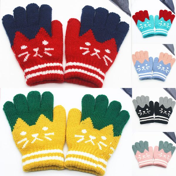 2019 winter fashion touch screen gloves women girl cute cartoon cat printed wool knitted full finger mittens for girls christmas, Blue;gray
2019 winter fashion touch screen gloves women girl cute cartoon cat printed wool knitted full finger mittens for girls christmas, Blue;gray