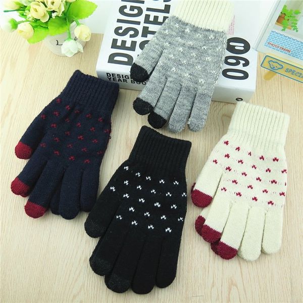 women' winter thermal looply gloves female knitted dot gloves girls winter driving, Blue;gray
women' winter thermal looply gloves female knitted dot gloves girls winter driving, Blue;gray