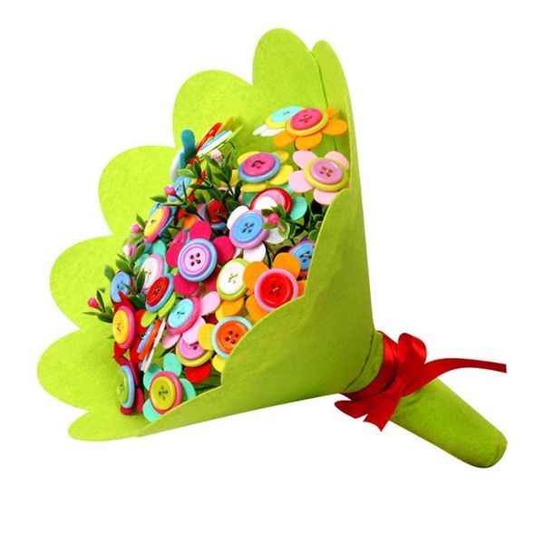 craft button bouquet non-woven cloth diy handmade holding flower children toys opp bag packaging and transport mode
craft button bouquet non-woven cloth diy handmade holding flower children toys opp bag packaging and transport mode