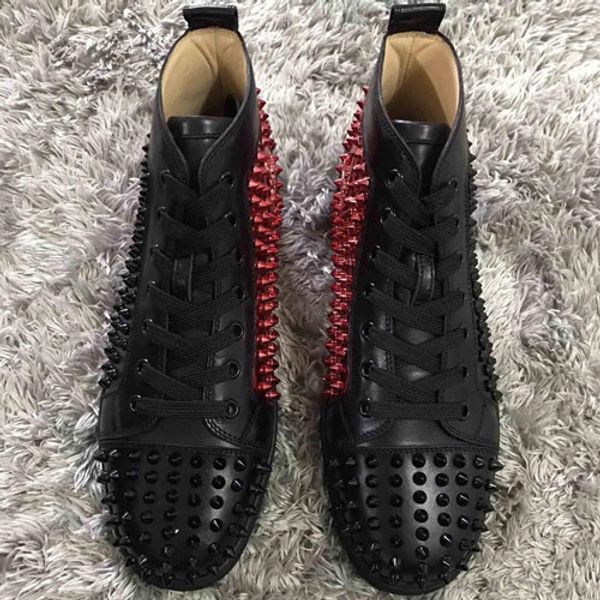 red bottom shoes 19ss spike sock spikes bottoms red sneakers flats heels men casual women high boots designer rivets shoes blue series, Black
red bottom shoes 19ss spike sock spikes bottoms red sneakers flats heels men casual women high boots designer rivets shoes blue series, Black
