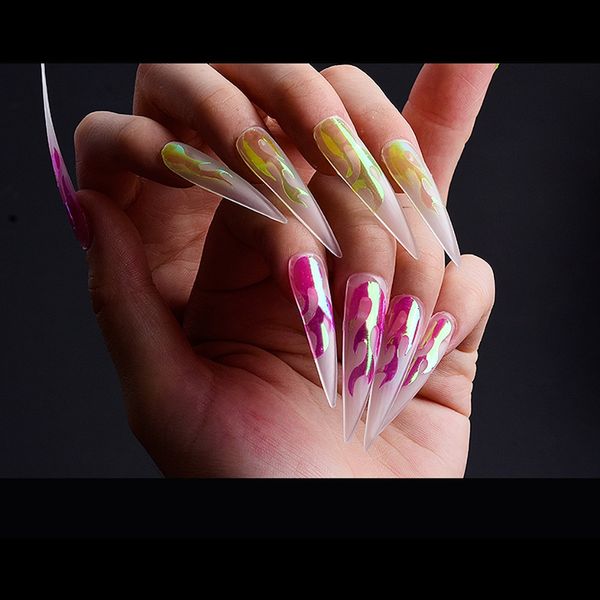16 pcs/set fire nail holographic strip tape nail art stickers laser hollow stickers fires stripe sticker diy foil decal sticker, Black
16 pcs/set fire nail holographic strip tape nail art stickers laser hollow stickers fires stripe sticker diy foil decal sticker, Black