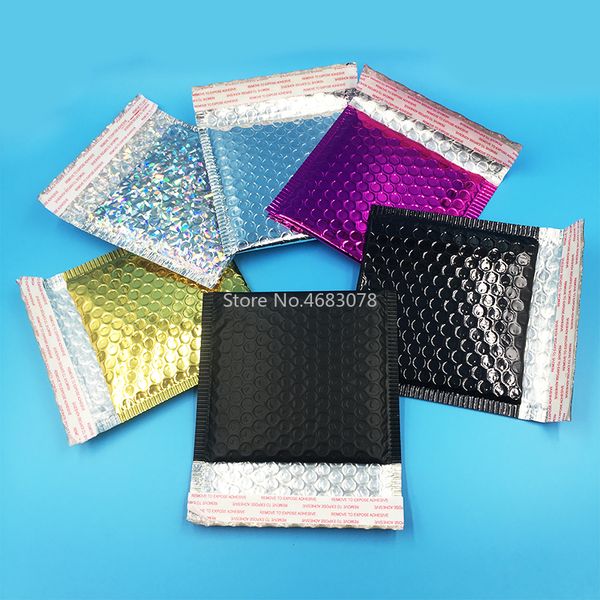 50pcs/lot bubble envelopes bags mailers padded shipping envelope with bubble mailing bag business supplies 15*13cm+4cm