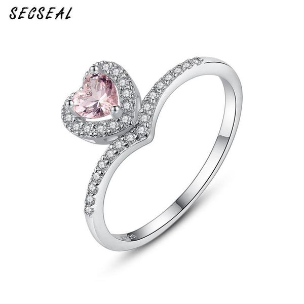 new fashion crystal love heart 925 sterling silver wedding rings for women personalized engagement dainty rings jewelry, Golden;silver
new fashion crystal love heart 925 sterling silver wedding rings for women personalized engagement dainty rings jewelry, Golden;silver