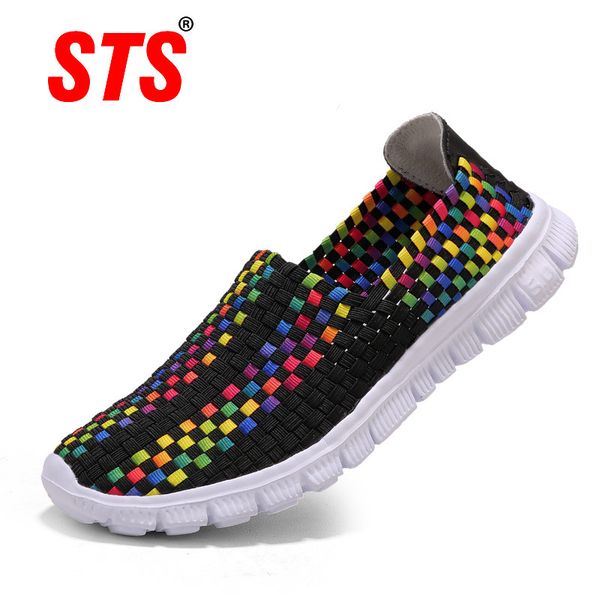 sts women shoes summer casual flats breathe female sneakers woven walking shoes slip on ladies loafers handmade size 29-44, Black
sts women shoes summer casual flats breathe female sneakers woven walking shoes slip on ladies loafers handmade size 29-44, Black