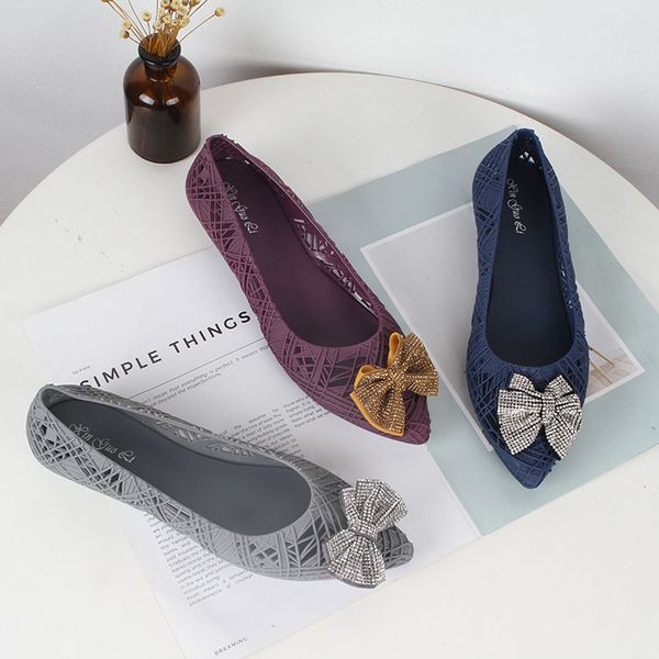 2020 new women melissa jelly shoes bow sweet sandals hollow pointed casual shoes lady non-slip melissa, Black
2020 new women melissa jelly shoes bow sweet sandals hollow pointed casual shoes lady non-slip melissa, Black
