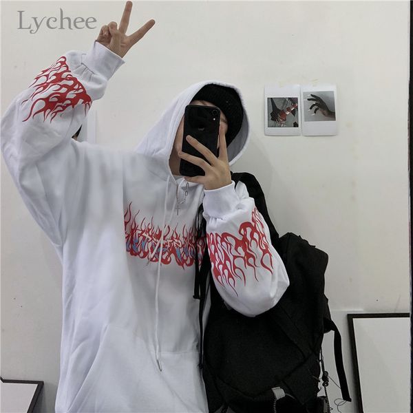 lychee harajuku casual loose female fleece hoodies flame letter women fleece hooded sweatshirts autumn winter lady hooded, Black
lychee harajuku casual loose female fleece hoodies flame letter women fleece hooded sweatshirts autumn winter lady hooded, Black