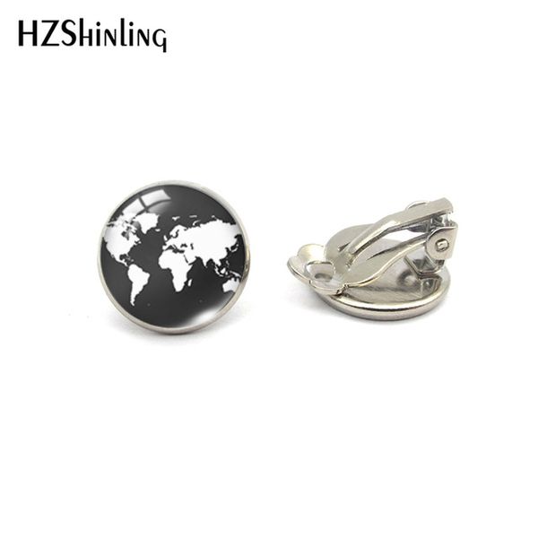 new arrival round no pierced earrings clip world map pattern sweet summer accessories gifts jewelry, Silver
new arrival round no pierced earrings clip world map pattern sweet summer accessories gifts jewelry, Silver