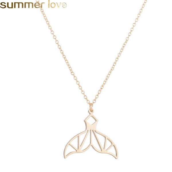 new design stainless steel animal pendant necklace fashion for women whale tail fish nautical charm origami mermaid tails necklaces pendant, Silver
new design stainless steel animal pendant necklace fashion for women whale tail fish nautical charm origami mermaid tails necklaces pendant, Silver